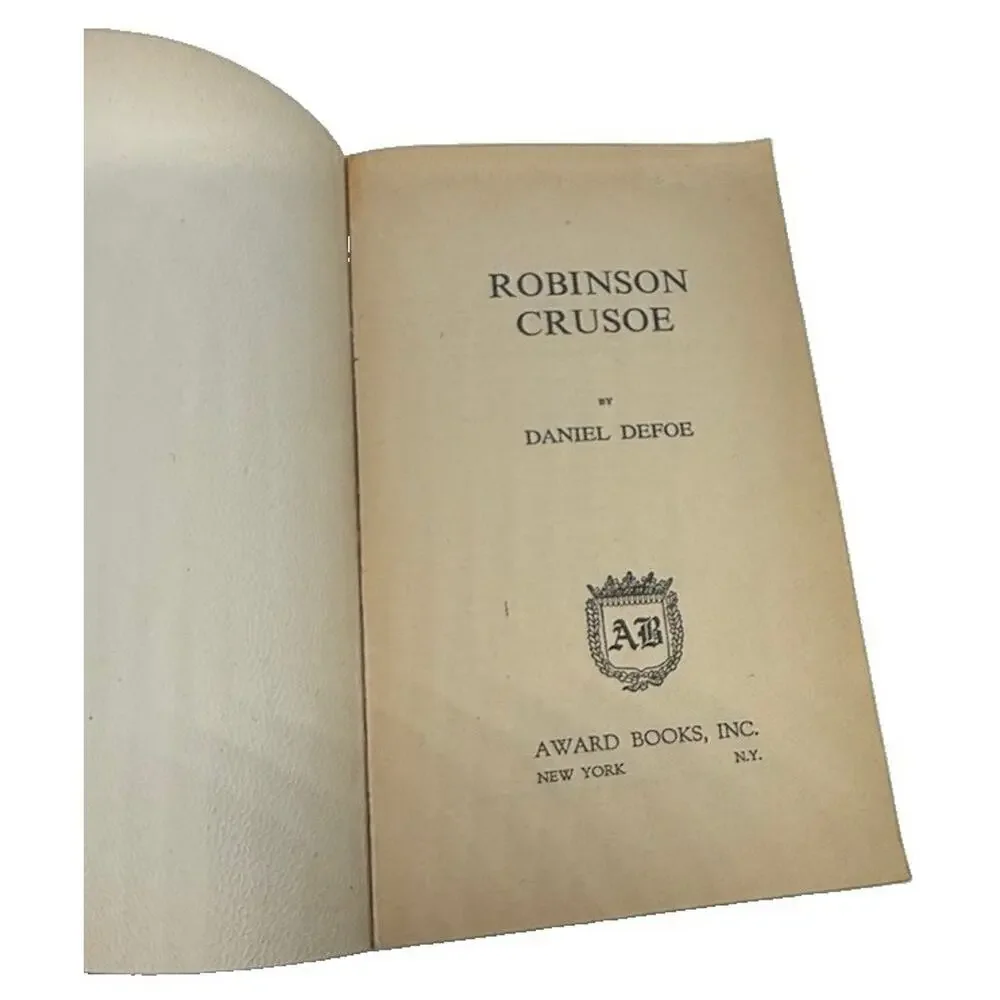 Daniel Dafoe - Robinson Crusoe Award Books Vintage Family Classics Vol 6 Kids
